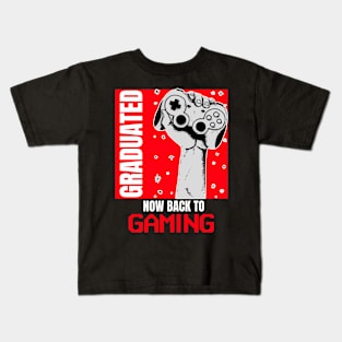 Graduated now back to GAMING, Controller Design Kids T-Shirt